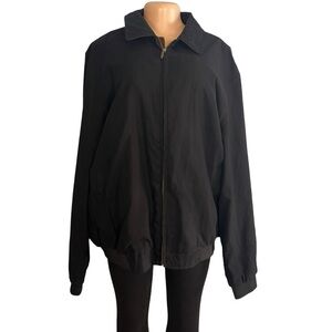 Orvis Black Bomber Jacket Full Zip